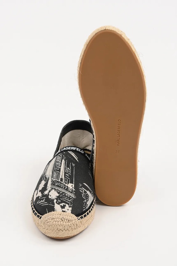 Espadrilky Karl Lagerfeld KAMINI KL80125A.900 čierna