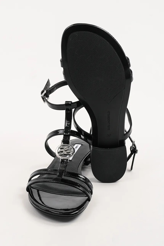 Kožne sandale Karl Lagerfeld ALISSO KL82525.000 crna