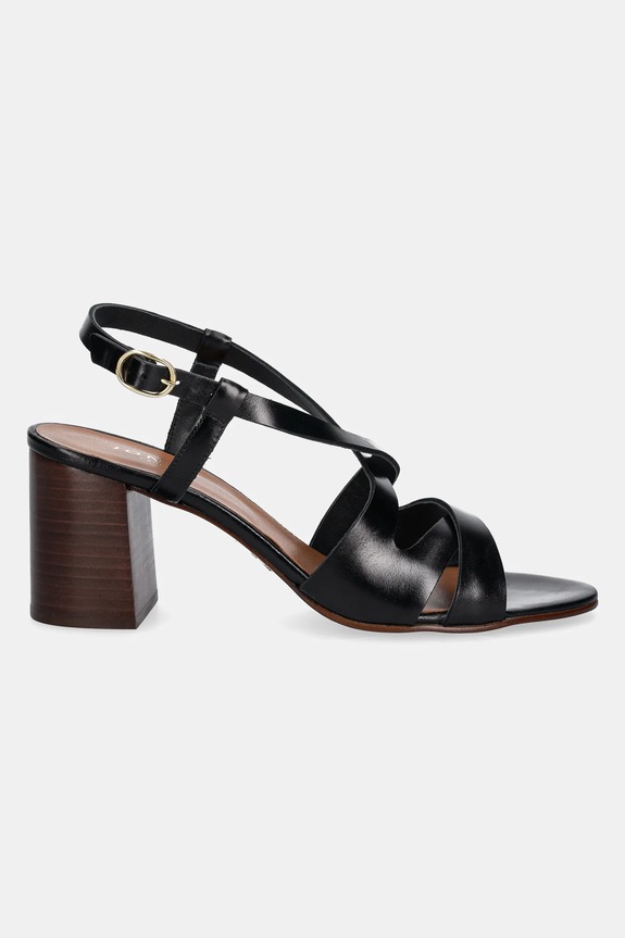 Jonak sandały skórzane DELONA 3600179 czarny SS25