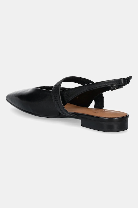 Încălțăminte Billi Bi balerini de piele A8023.Black negru