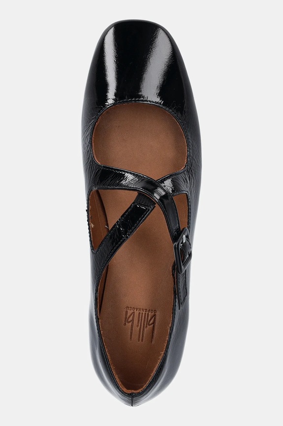 Δερμάτινες μπαλαρίνες Billi Bi μαύρο A8314.Black