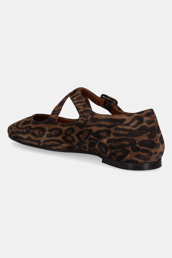 Cipők Billi Bi velúr balerina A8314.Leopardo barna