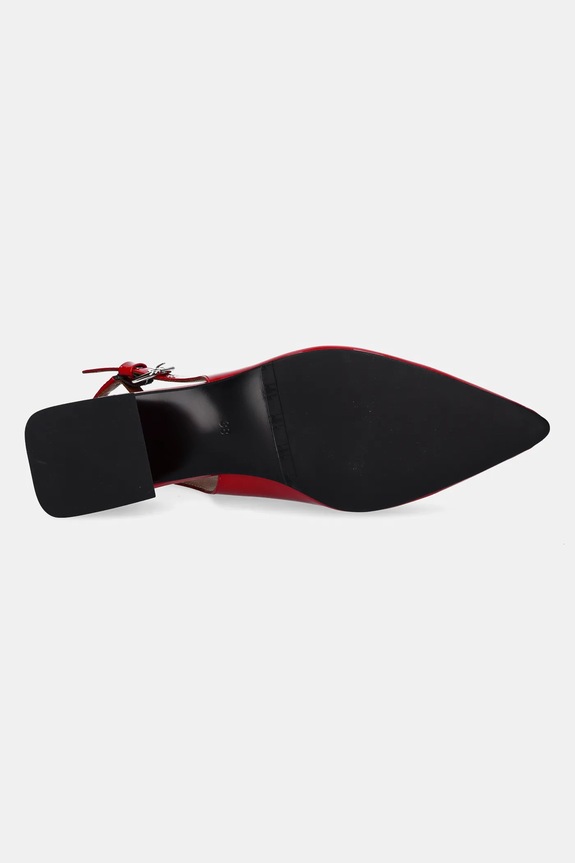 Billi Bi pantofi de piele A8320.Red rosu