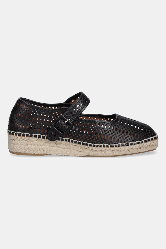 Billi Bi espadrile de piele A28600.Black negru SS25