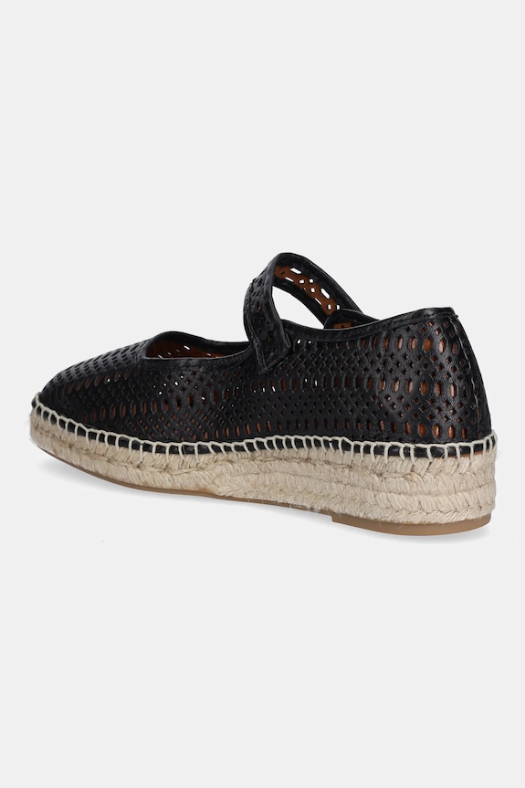 Încălțăminte Billi Bi espadrile de piele A28600.Black negru