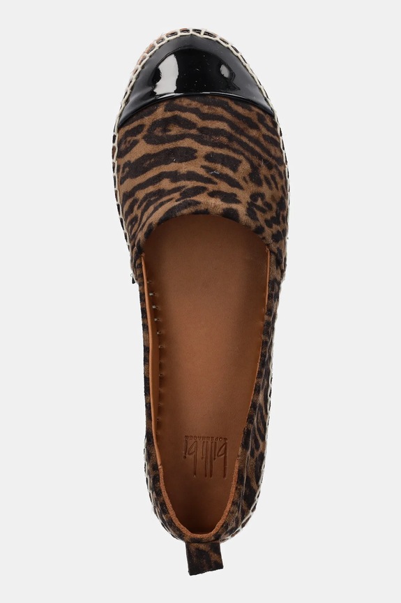 Espadrile od brušene kože Billi Bi smeđa A6700.Leopardo