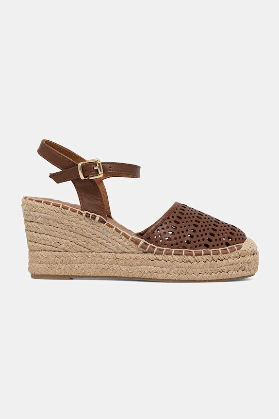 Δερμάτινες εσπαντρίγιες Billi Bi A8611.Moro καφέ SS25