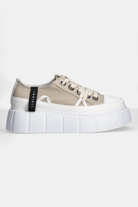Tenisky Inuikii Matilda Canvas Low 1001.001.0012.030 béžová SS25