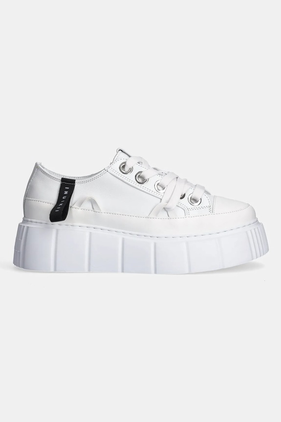 Δερμάτινα sneakers Inuikii Leather Matilda Low 1001.001.0022.100 λευκό SS25