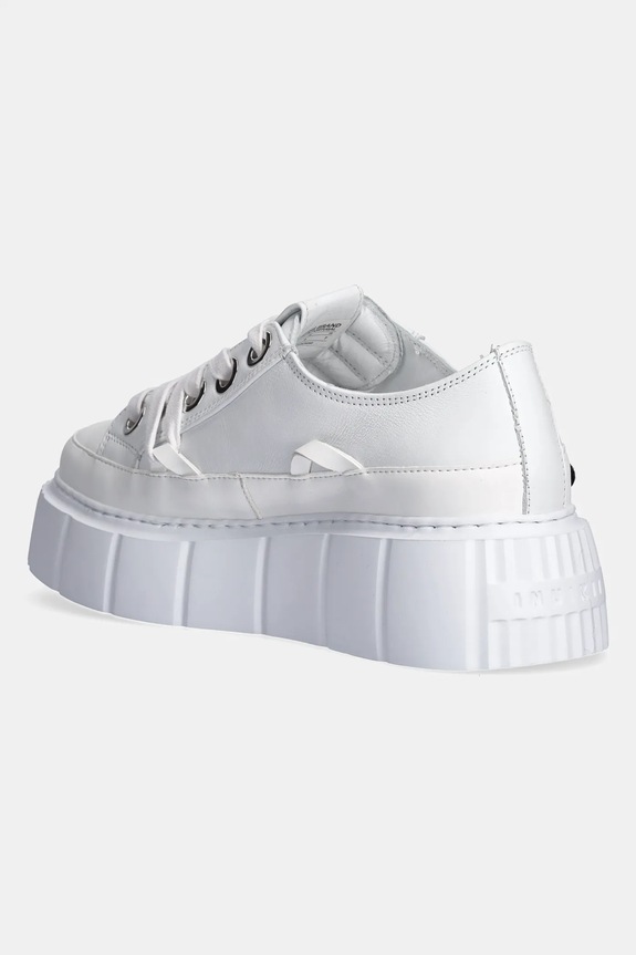 Παπούτσια Δερμάτινα sneakers Inuikii Leather Matilda Low 1001.001.0022.100 λευκό