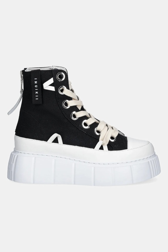 Πάνινα παπούτσια Inuikii Matilda Canvas High 1001.002.0012.000 μαύρο SS25