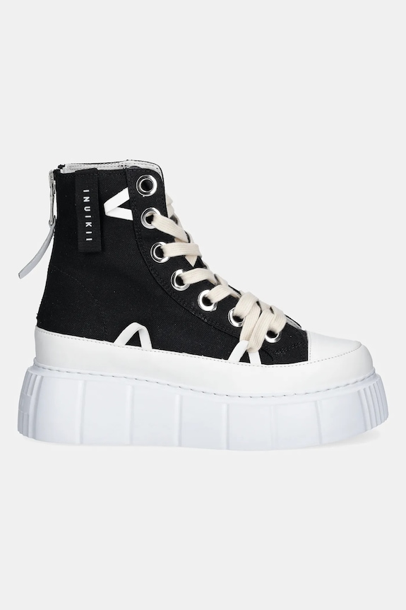 Πάνινα παπούτσια Inuikii Matilda Canvas High 1001.002.0012.000 μαύρο SS25