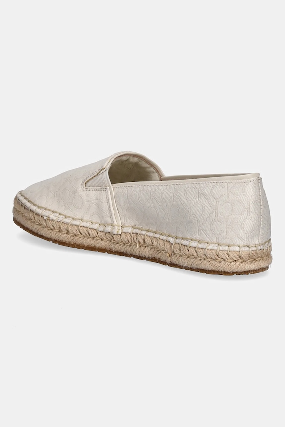 Încălțăminte Calvin Klein espadrile FLAT ESPADRILLE - JACQ HW0HW02467 bej