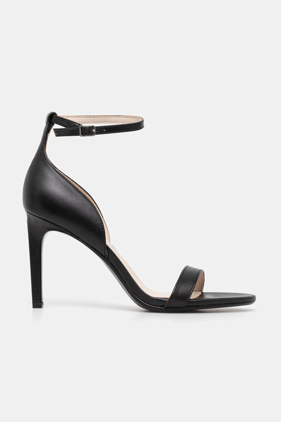 Πέδιλα Calvin Klein HEEL SANDAL 90 - LTH HW0HW02337 μαύρο SS25
