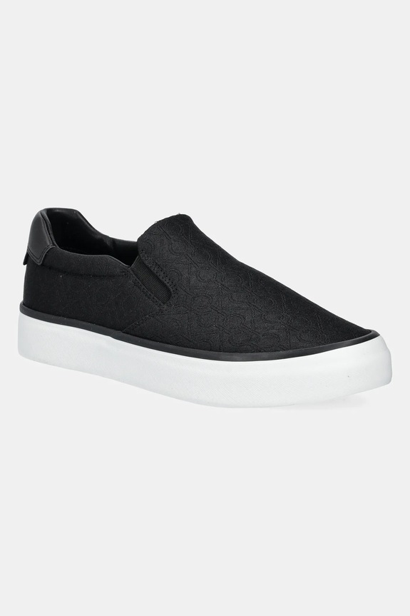 Calvin Klein VULC SLIP ON - JACQ szintetikus fekete HW0HW02411