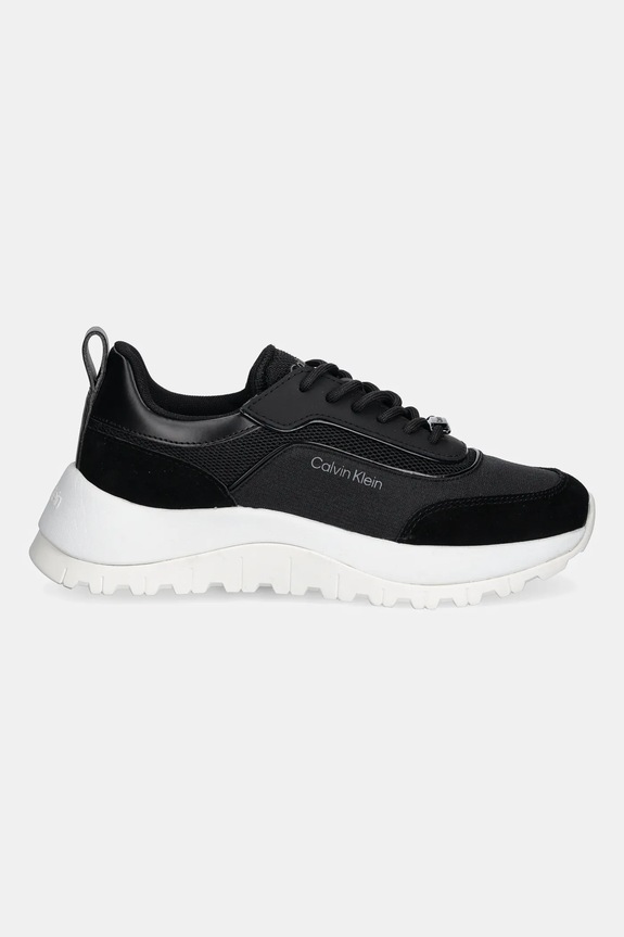 Tenisice Calvin Klein RUNNER LACE UP MESH MIX HW0HW02487 crna SS25