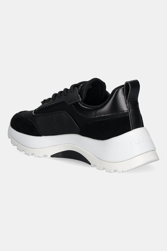 Obuća Tenisice Calvin Klein RUNNER LACE UP MESH MIX HW0HW02487 crna
