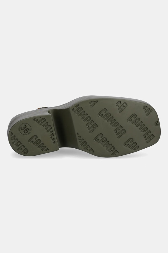 Δερμάτινα πέδιλα Camper Billie K201725.002 πράσινο