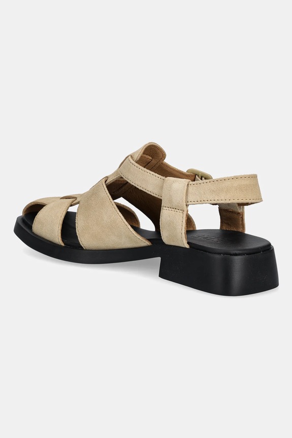 Cipők Camper nubuk szandál Dana K201489.009 bézs