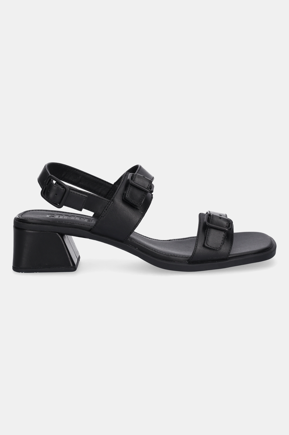 Camper sandały skórzane Kora Sandal K201739.001 czarny SS25
