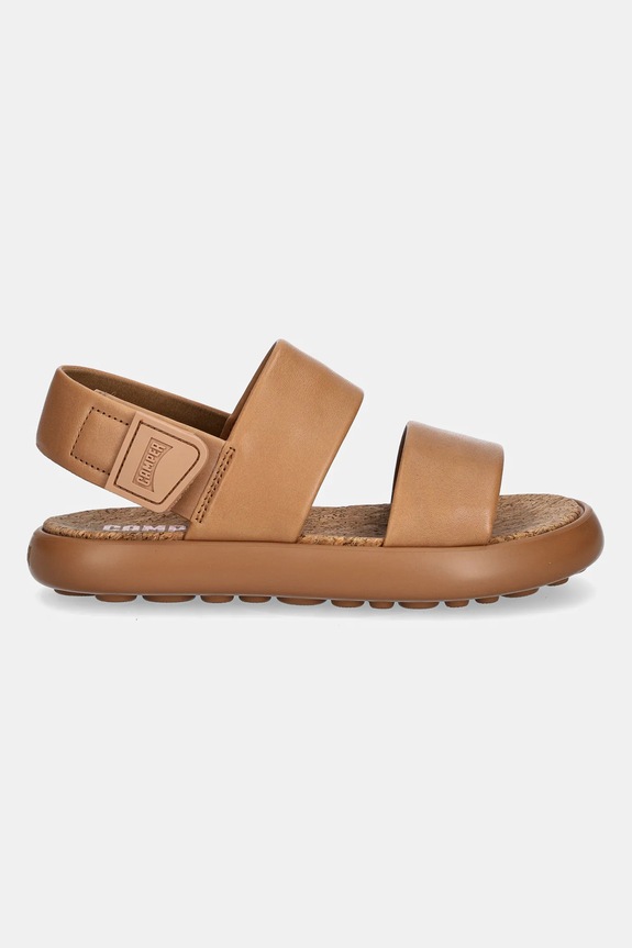 Camper sandały skórzane Pelotas Flota Sandal K201772.004 brązowy SS25