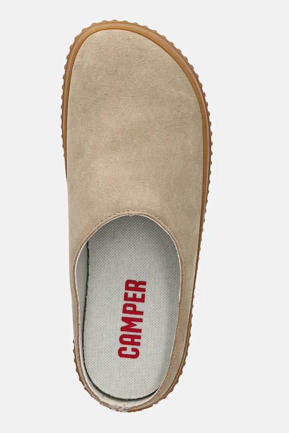 Camper papucs velúrból Peu Roda bézs K201756.003