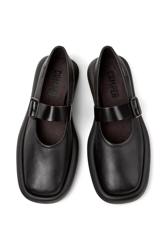 Camper balerini de piele Onda negru K201679.001