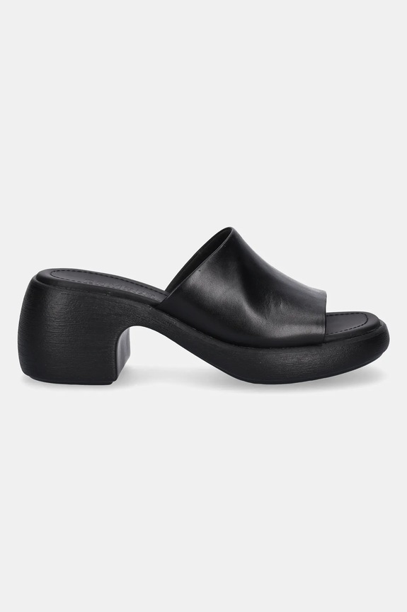 Kožené pantofle Camper Thelma Sandal K201722.001 černá SS25