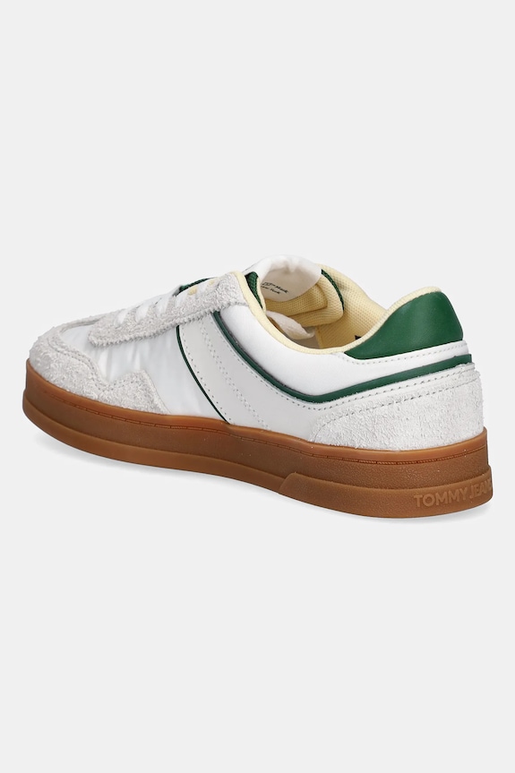 Obuwie Tommy Jeans sneakersy THE GREENWICH MIX MEDIA EN0EN02730 biały