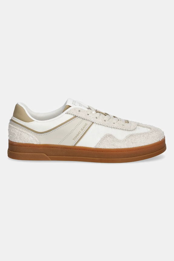 Tommy Jeans sneakersy THE GREENWICH MIX MEDIA EN0EN02730 beżowy SS25