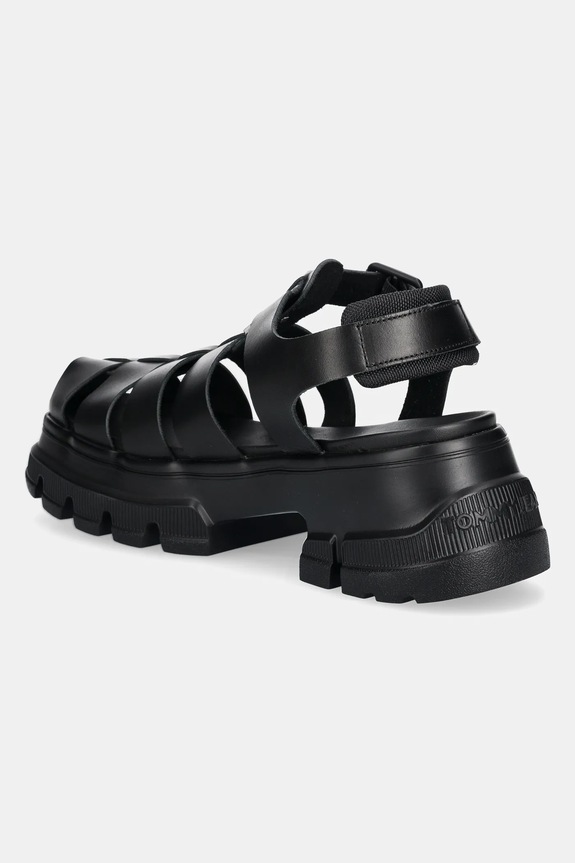 Boty Kožené sandály Tommy Jeans FISHERMAN SANDAL EN0EN02751 černá