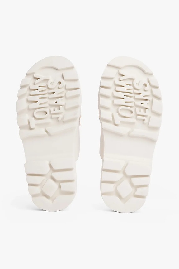 Tommy Jeans klapki skórzane DOUBLE STRAP SANDAL EN0EN02753