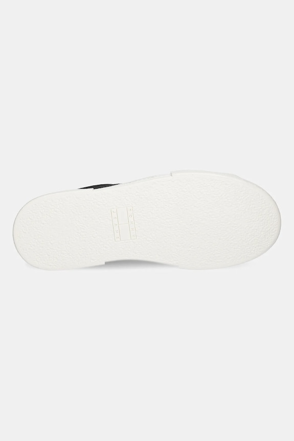 Sneakers boty Tommy Jeans FLATFORM CANVAS SNEAKER EN0EN02792 černá