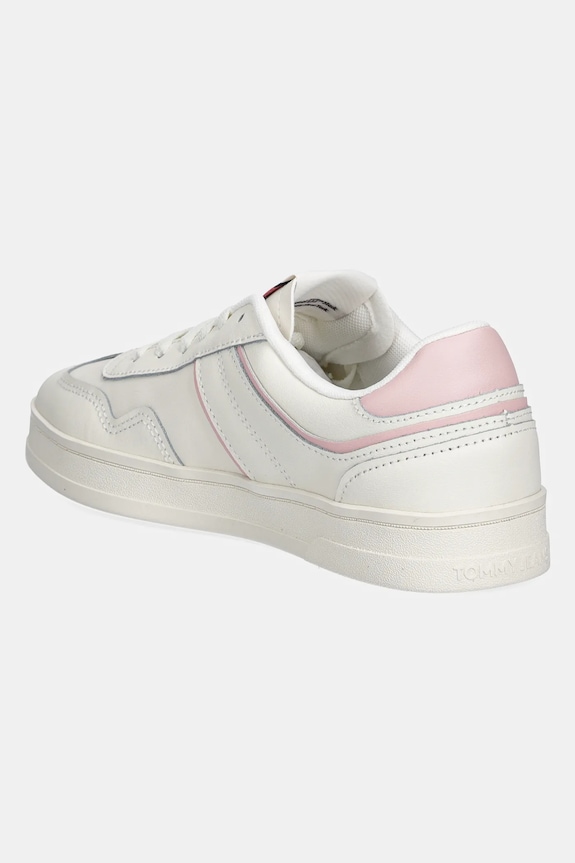 Obuwie Tommy Jeans sneakersy skórzane THE GREENWICH LEATHER EN0EN02794 beżowy