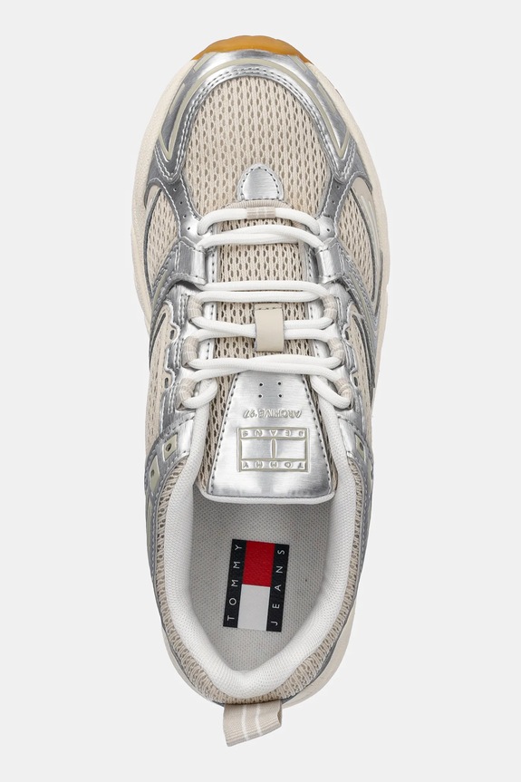 Tommy Jeans sneakersy ARCHIVE 97 METALLIC beżowy EN0EN02796