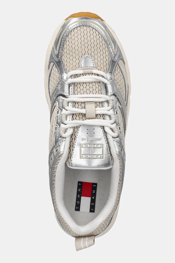 Tommy Jeans sneakersy ARCHIVE 97 METALLIC beżowy EN0EN02796
