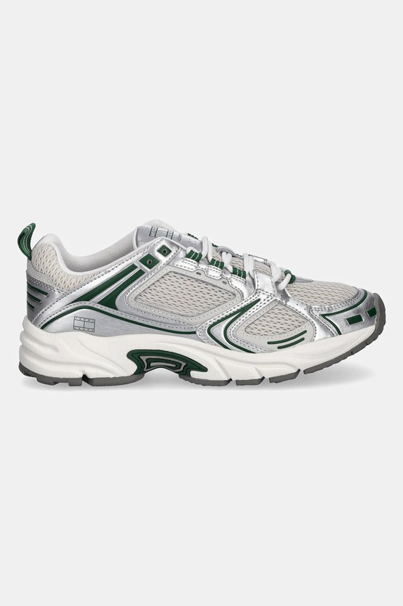 Tommy Jeans sneakers ARCHIVE 97 METALLIC EN0EN02796 argintiu SS25
