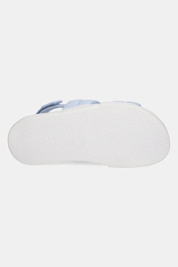 Tommy Jeans sandale FLATFORM SANDAL EN0EN02802 albastru