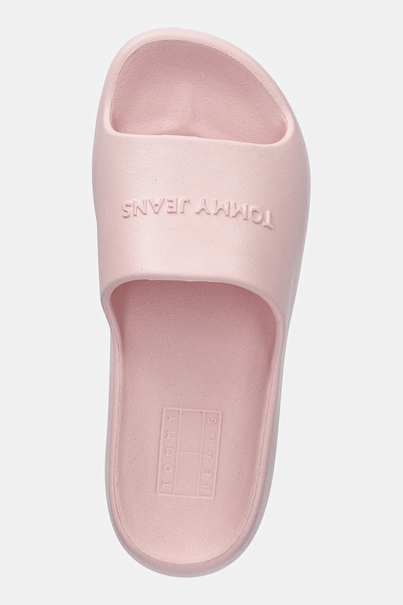 Παπούτσια Παντόφλες Tommy Jeans CHUNKY POOL SLIDE ESS EN0EN02879 ροζ