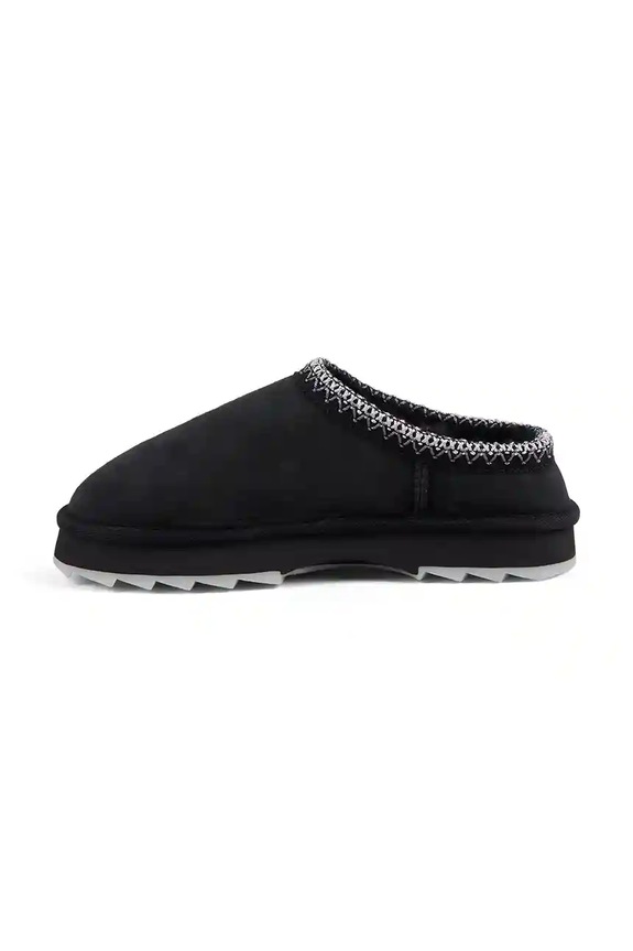 Emu Australia papuci din piele intoarsa Sharky Scuff negru W13179.BLAK