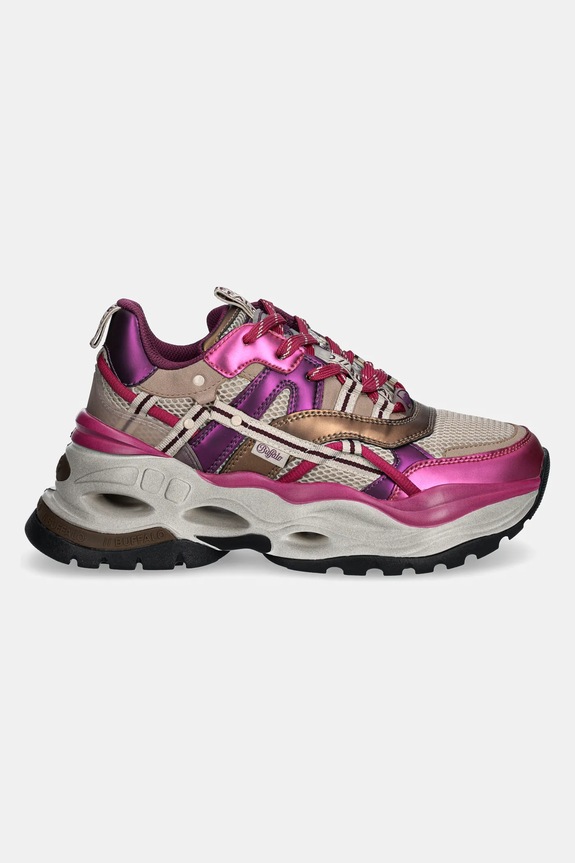 Buffalo sneakersy Triplet Hollow Vntg 1636300.PUR różowy SS25