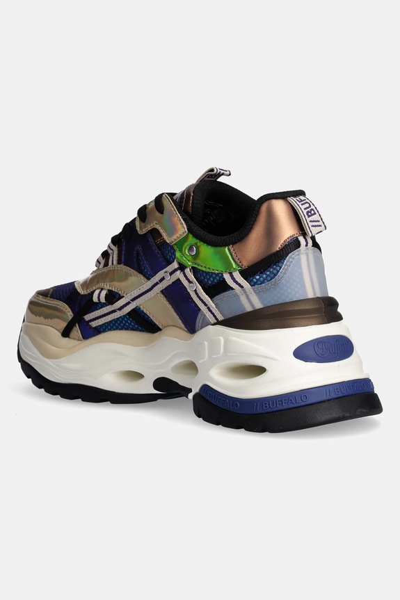 Obuwie Buffalo sneakersy Triplet Hollow 1636302.PUR multicolor