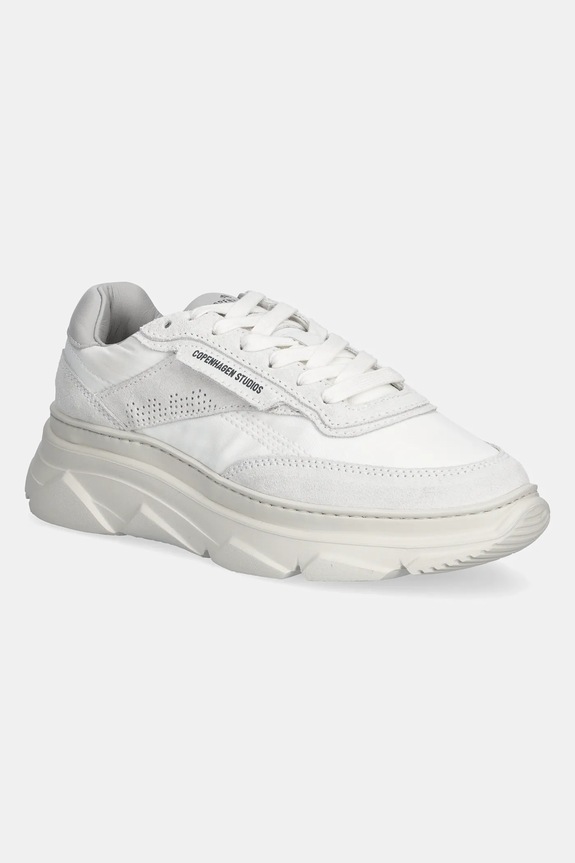 Sneakers boty Copenhagen Material semišová kůže bílá CPH56