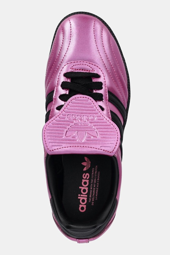 Kožené tenisky adidas Originals Samba LT růžová JQ7451