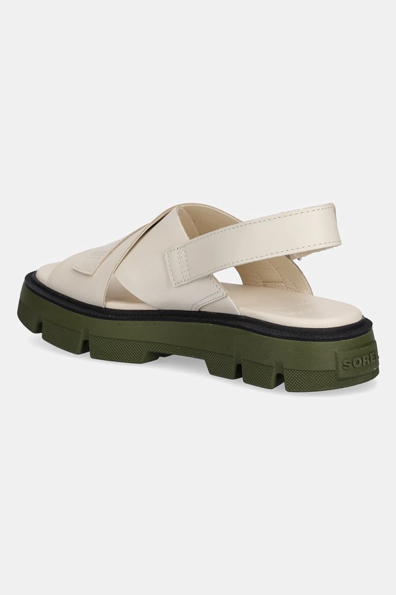 Încălțăminte Sorel sandale de piele REIN CB CRISSCROSS 2114141191 bej