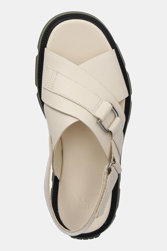 Sorel sandale de piele REIN CB CRISSCROSS bej 2114141191