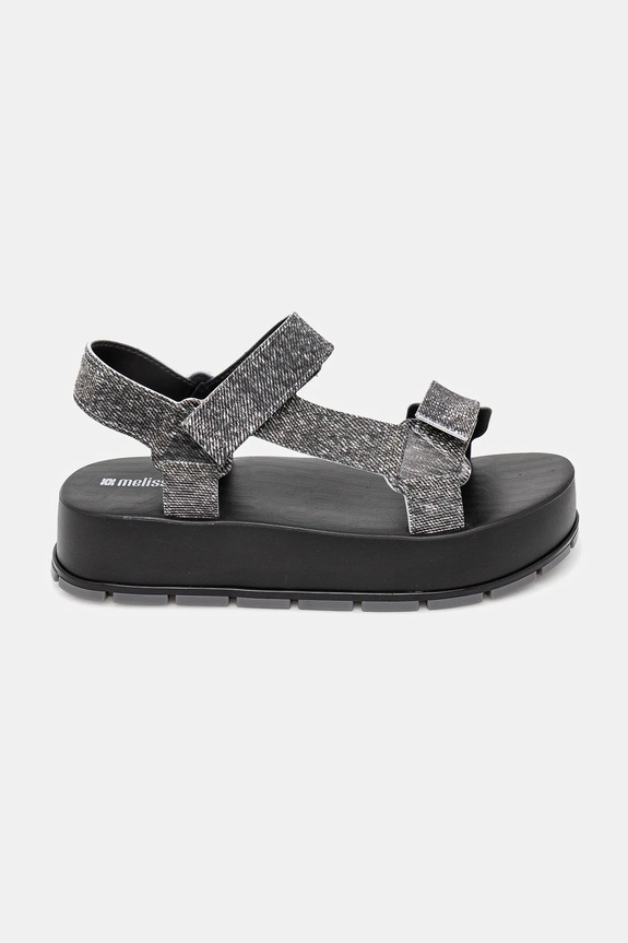 Melissa sandali FLOWING PLATFORM DENIM M.36132.BG677 nero SS25