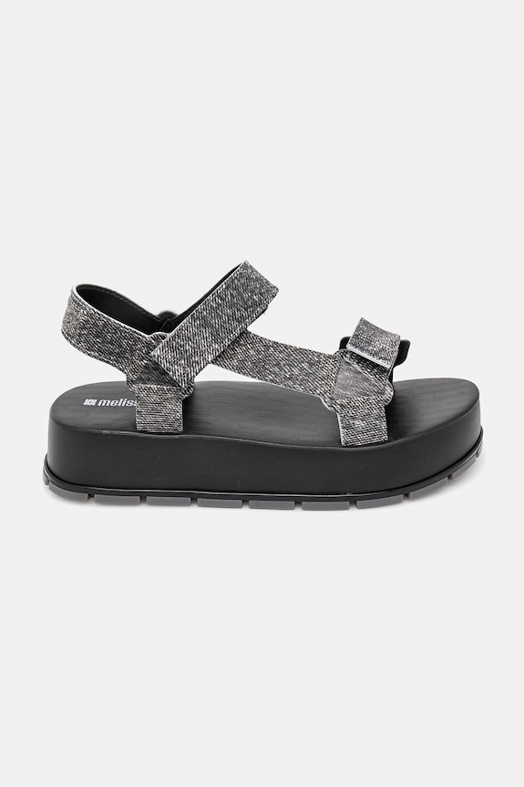 Melissa sandali FLOWING PLATFORM DENIM M.36132.BG677 nero SS25