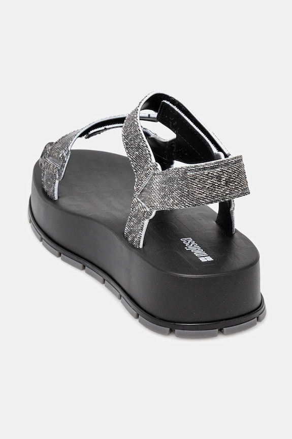 Scarpe Melissa sandali FLOWING PLATFORM DENIM M.36132.BG677 nero
