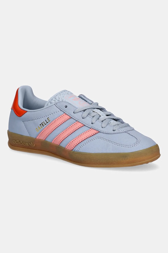 adidas Originals sneakers Gazelle Indoor finta pelle fiore blu JI2720